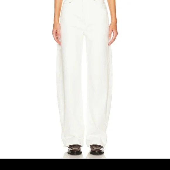 White Wide-Leg Cropped Pants